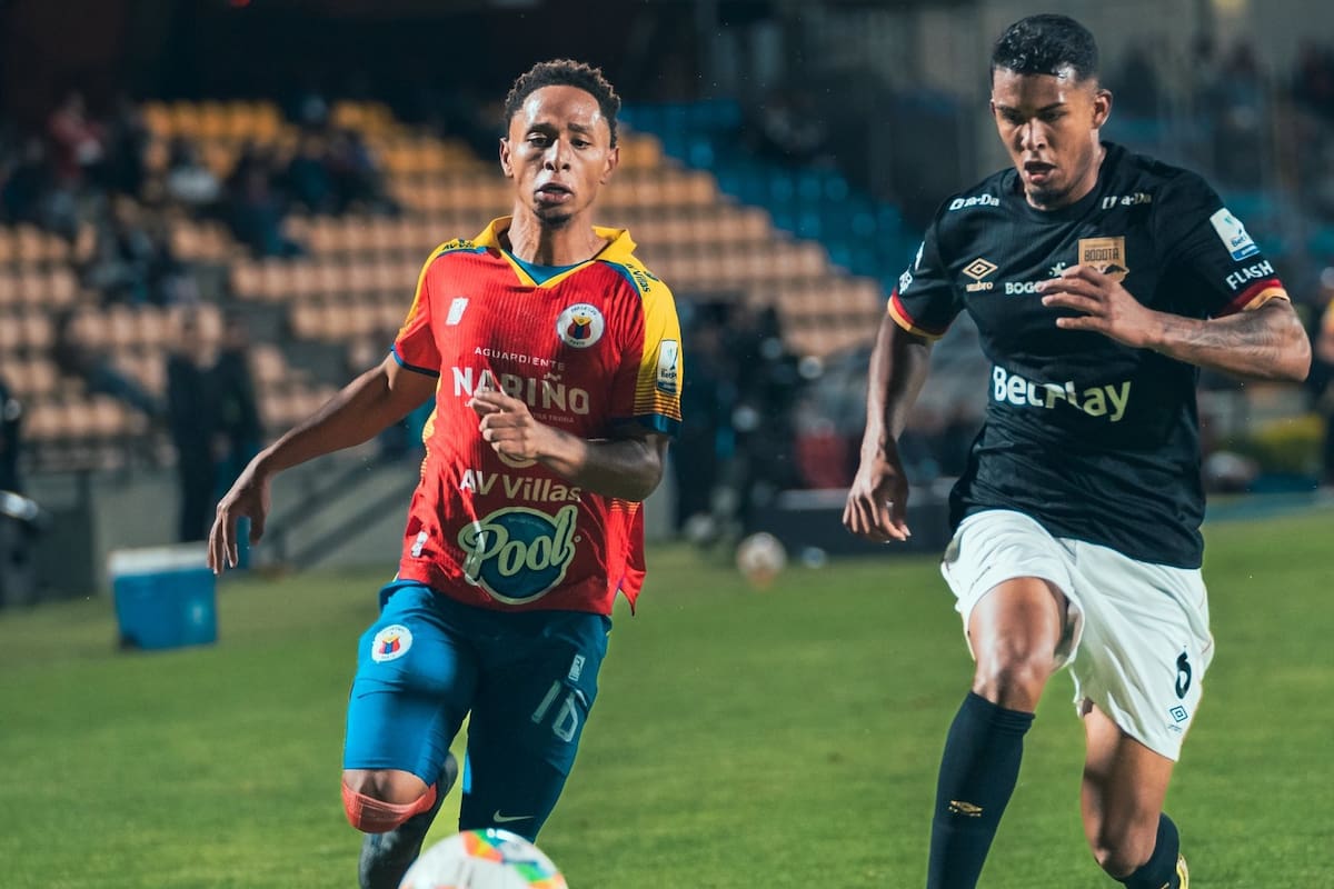 Deportivo Pasto e Internacional de Bogotá igualaron en la séptima fecha de la Liga BetPlay I de 2025, en un duelo entre líderes. Foto: Deportivo Pasto.