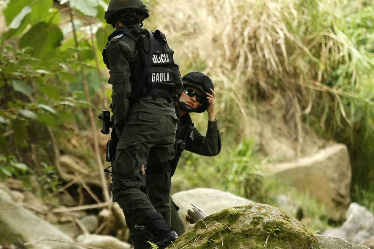 El Gaula de la Policía estuvo en la zona investigando el caso. (Foto: Archivo/VANGUARDIA LIBERAL )