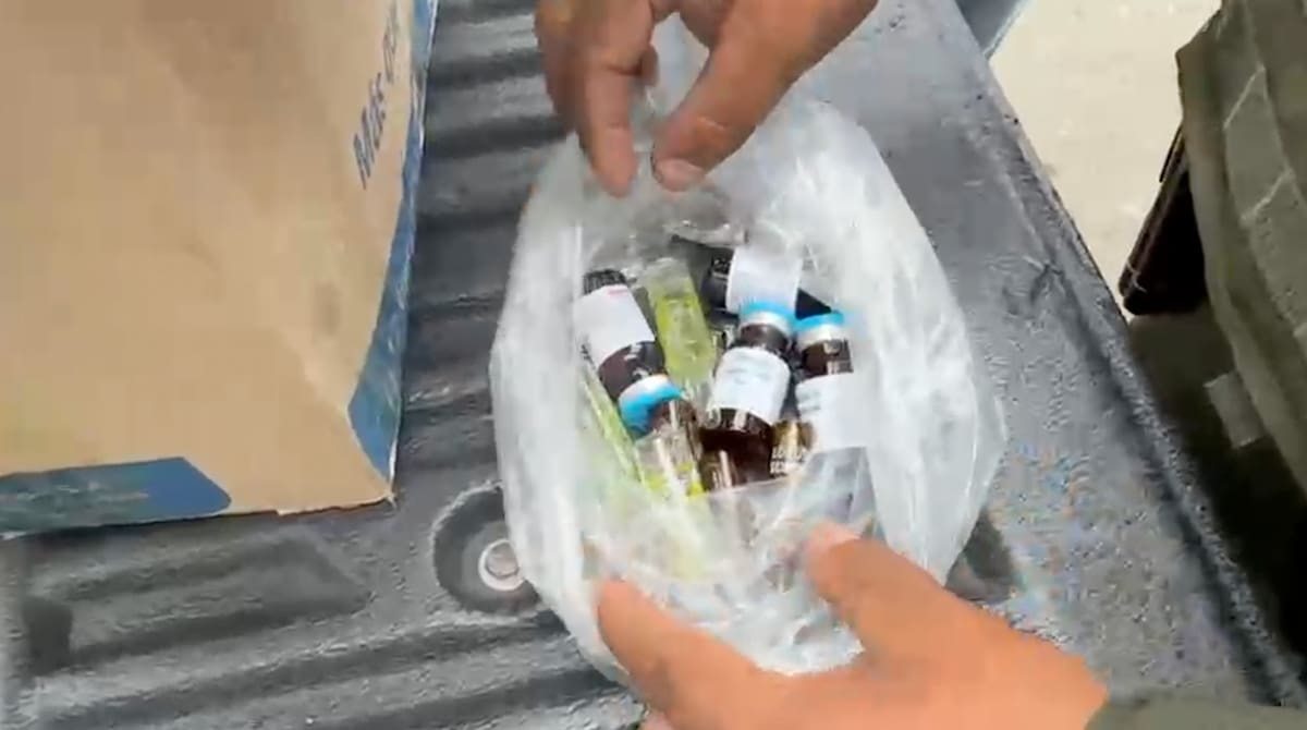 Descubren cargamento de fentanilo, ketamina y morfina oculto en un bus que transitaba por Santander