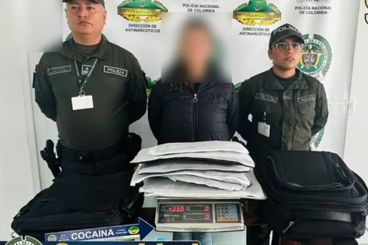 Descubren cocaína en equipaje de dos mujeres que iban a viajar a Barcelona desde el Aeropuerto Palonegro