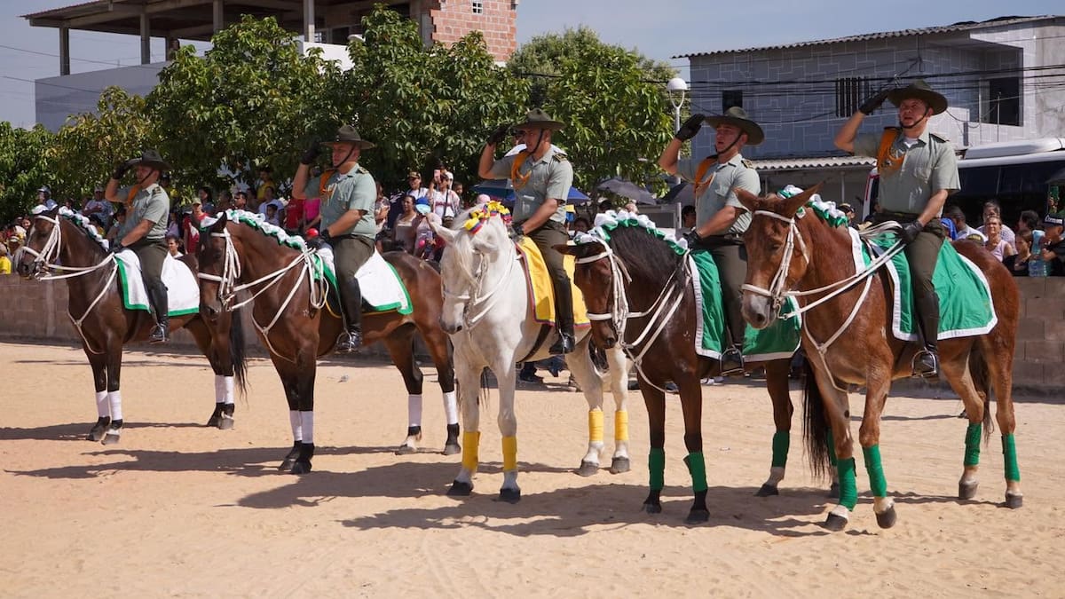 Integrantes de la fuerza pública desfilarán este 20 de julio por la comuna Siete, escenario que por primera vez acogerá la principal celebración patriótica en Barrancabermeja.
Suministrada/Archivo/Vanguardia