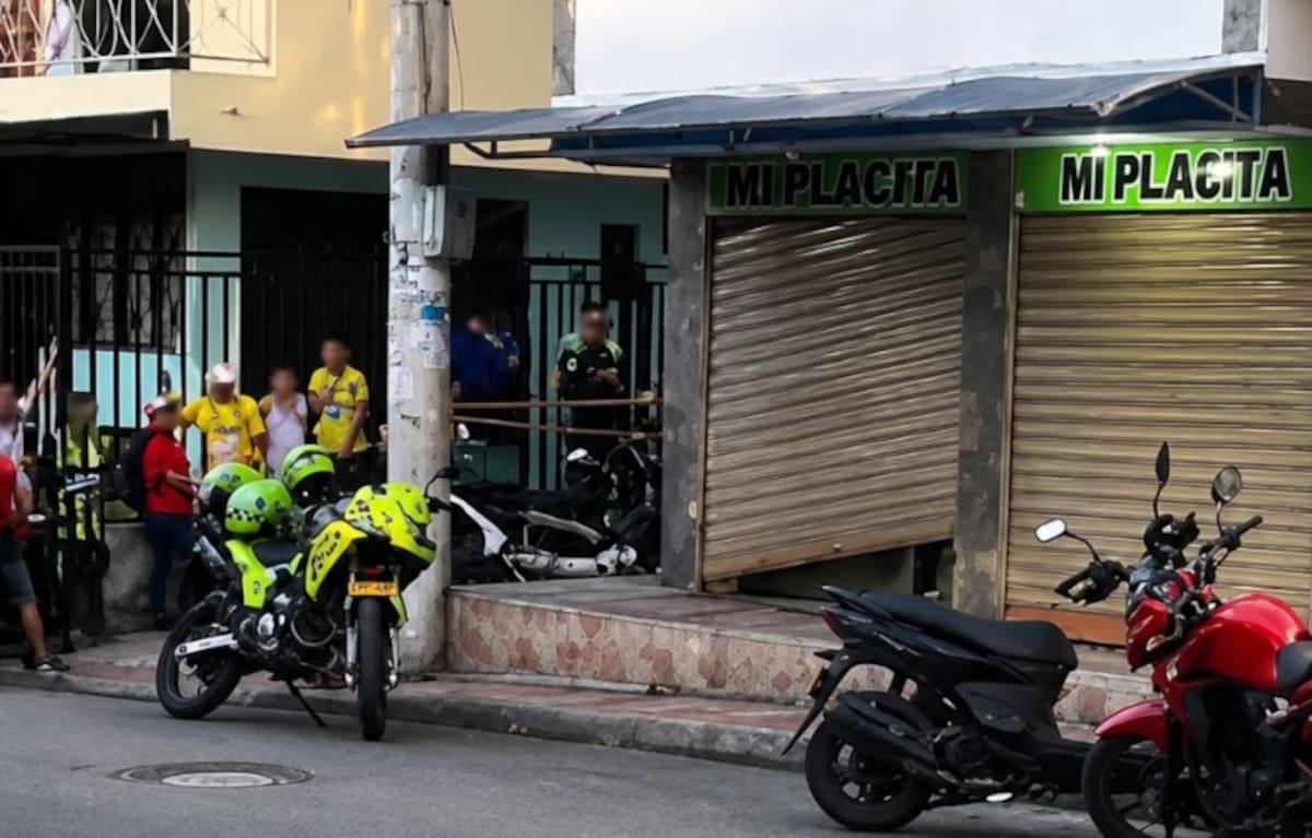Detalles de la balacera en un micromercado de Bucaramanga dejó dos personas muertas