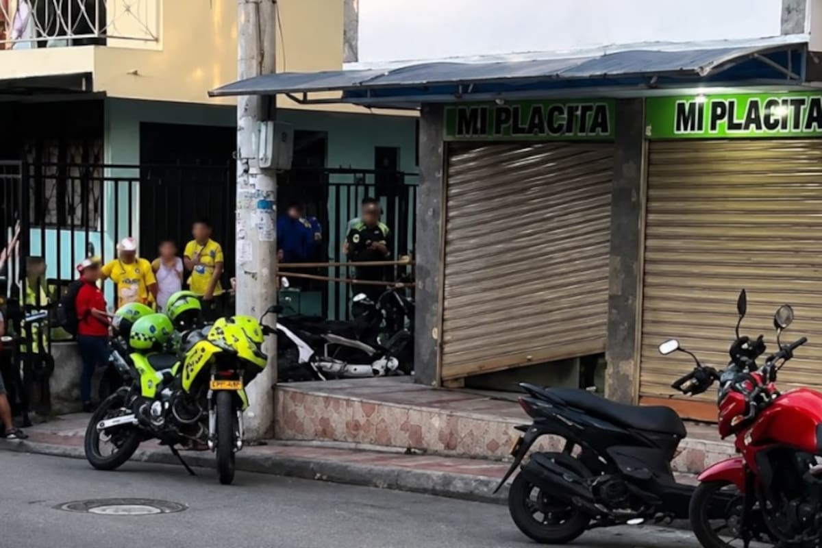 Detalles de la balacera en un micromercado de Bucaramanga dejó dos personas muertas
