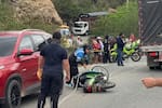 Esto se sabe del accidente en Girón donde murió joven estudiante tras caer debajo de un camión