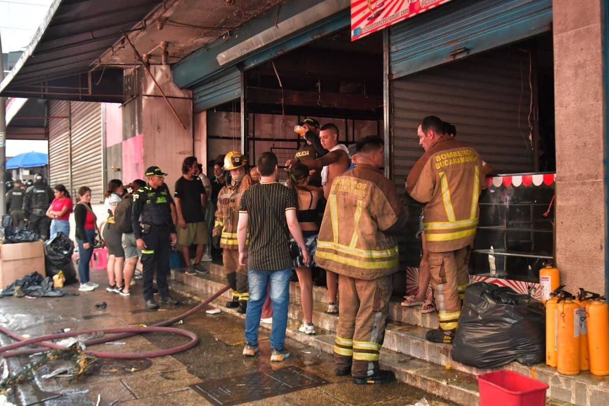 Detalles del grave incendio registrado en un local comercial del centro de Bucaramanga