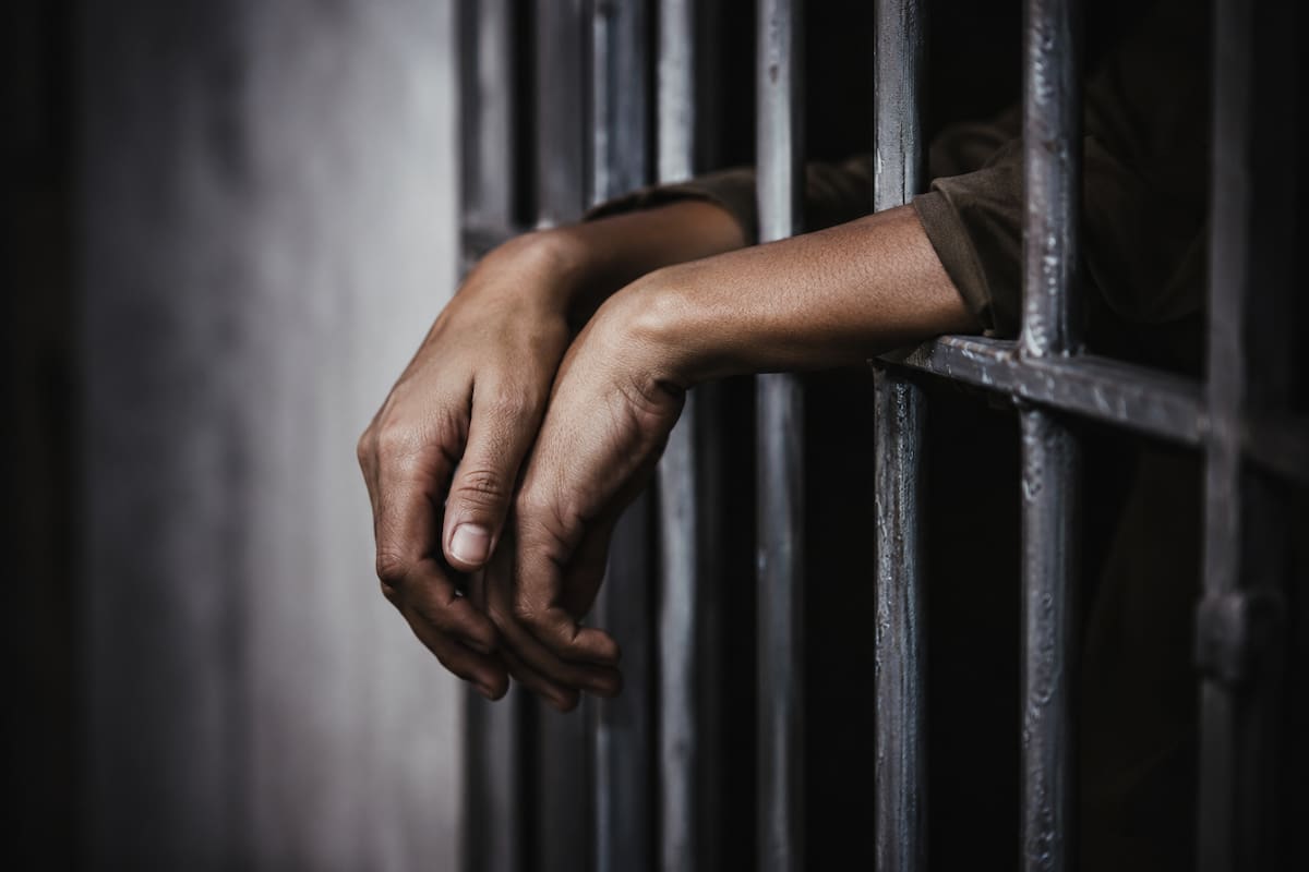 Un detenido en una cárcel.