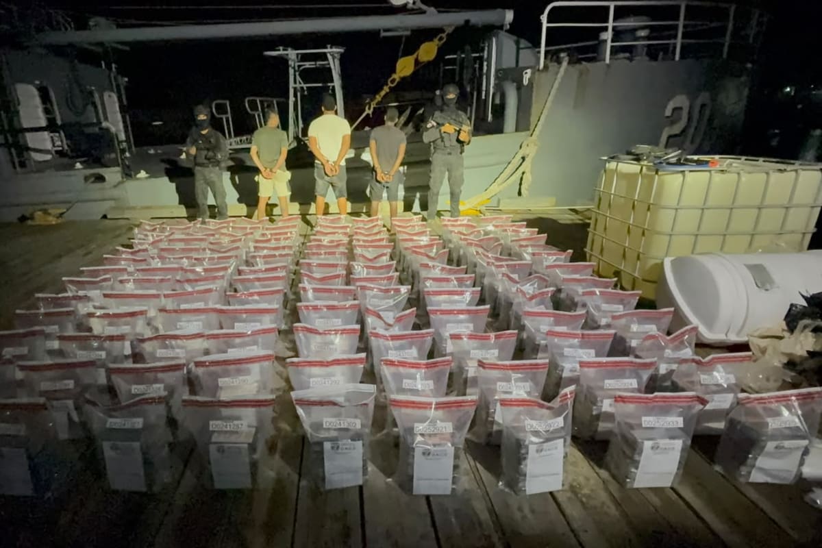 Detienen a dos colombianos con 595 paquetes de cocaína en República Dominicana | Foto Redes sociales