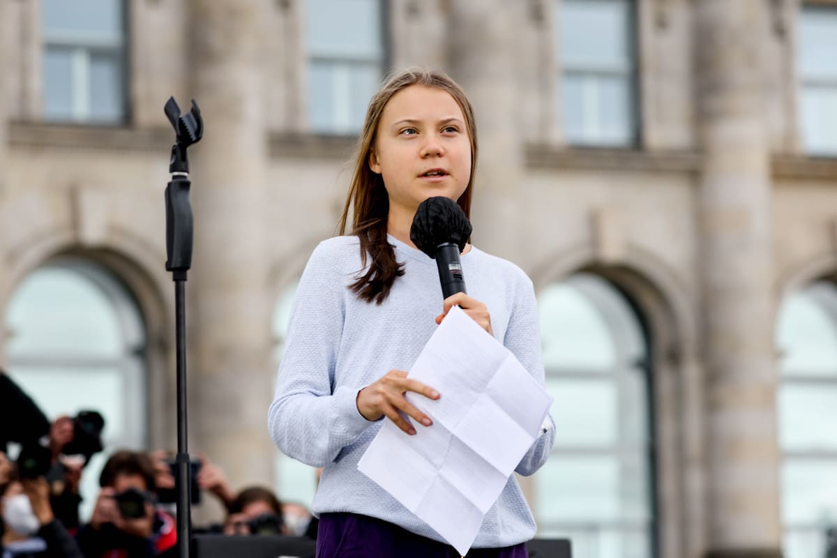 Fotografía de archivo de la activista medioambiental sueca Greta Thunberg. EFE/EPA/FILIP SINGER