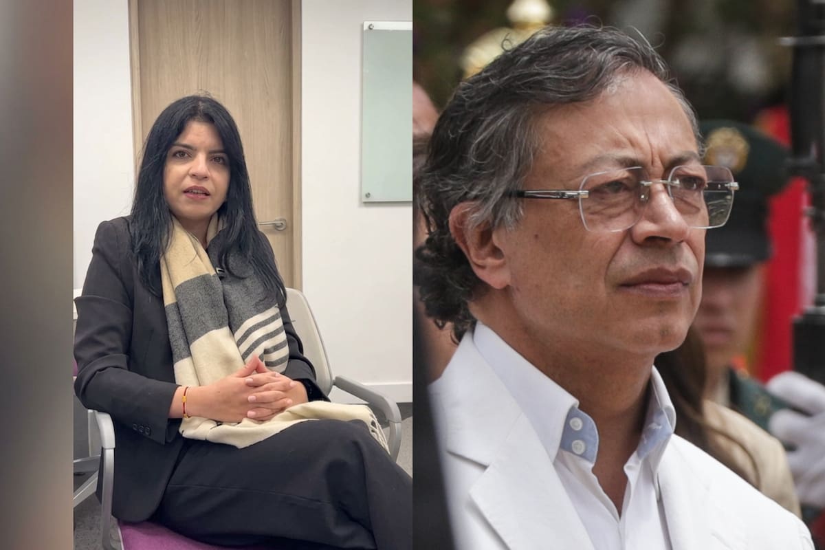 Deyci Jiménez, la mujer que denunció a Gustavo Petro de entregarle contratos en su Gobierno a cambio de sexo. // Foto: captura de video - Colprensa.