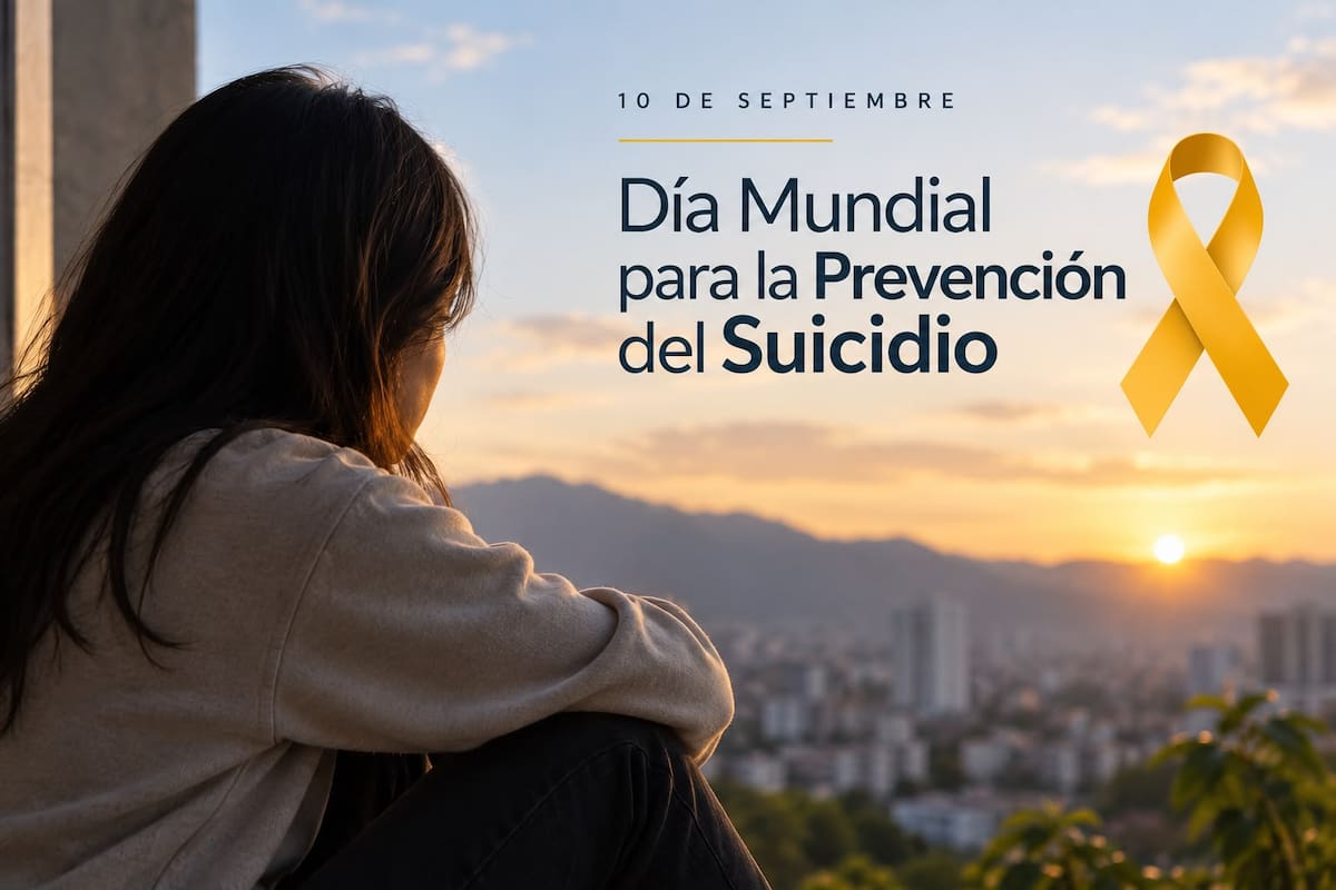 Día Mundial para la Prevención del Suicidio Foto conmemorativa, creación propia.