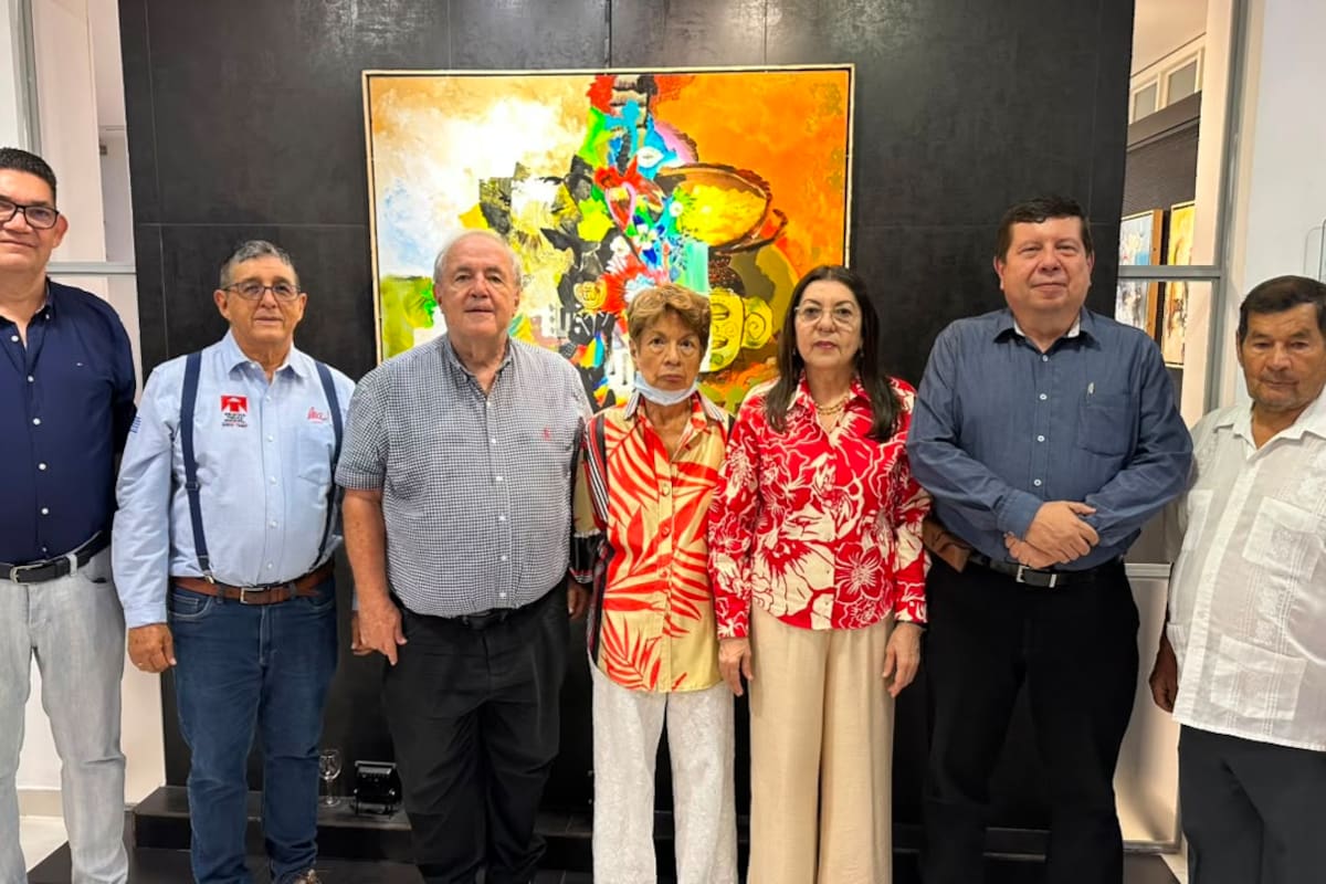 Ciro Miguel Caballero, Néstor Saúl Solano, Antonio José Díaz, Diony Sepúlveda, Amparo Caballero, Iván Sánchez y Domingo Flórez. Suministrada / VANGUARDIA