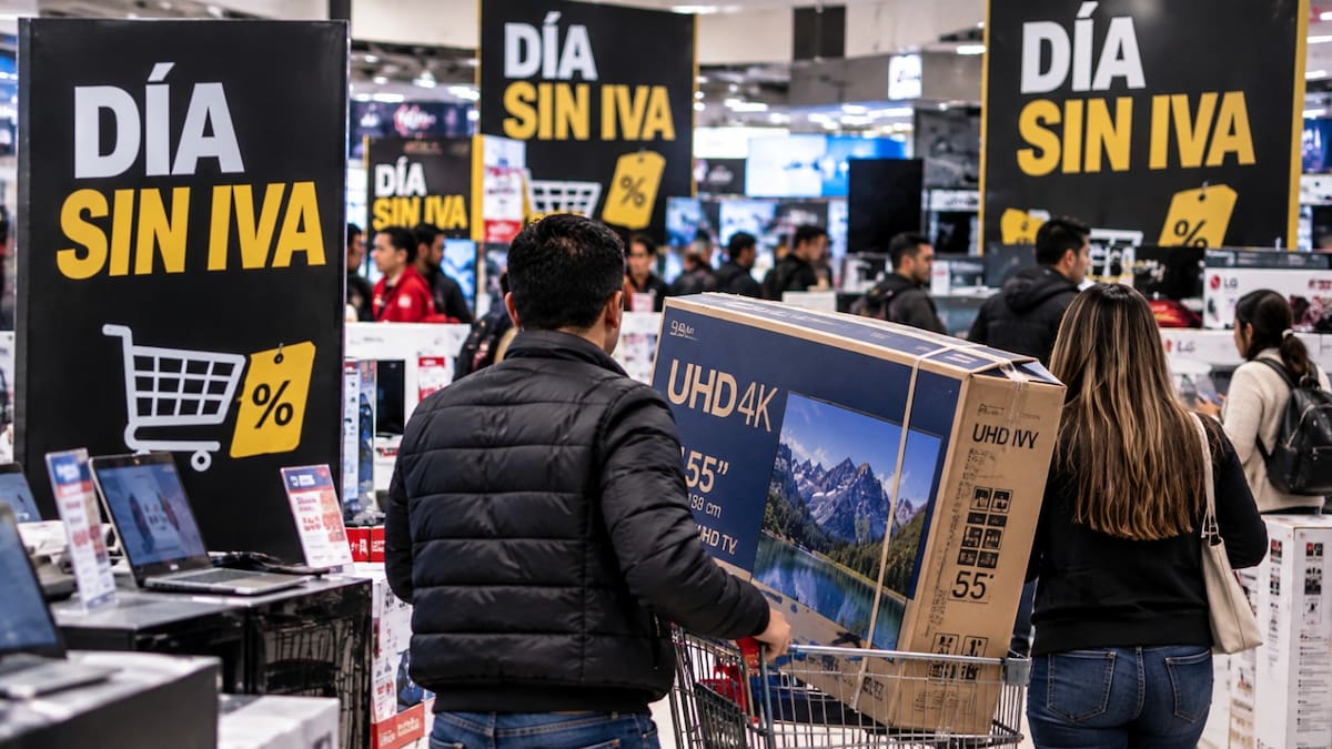 Un eventual Día sin IVA permitiría a los colombianos ahorrar en la compra de electrodomésticos, computadores, ropa y otros productos incluidos en el beneficio.