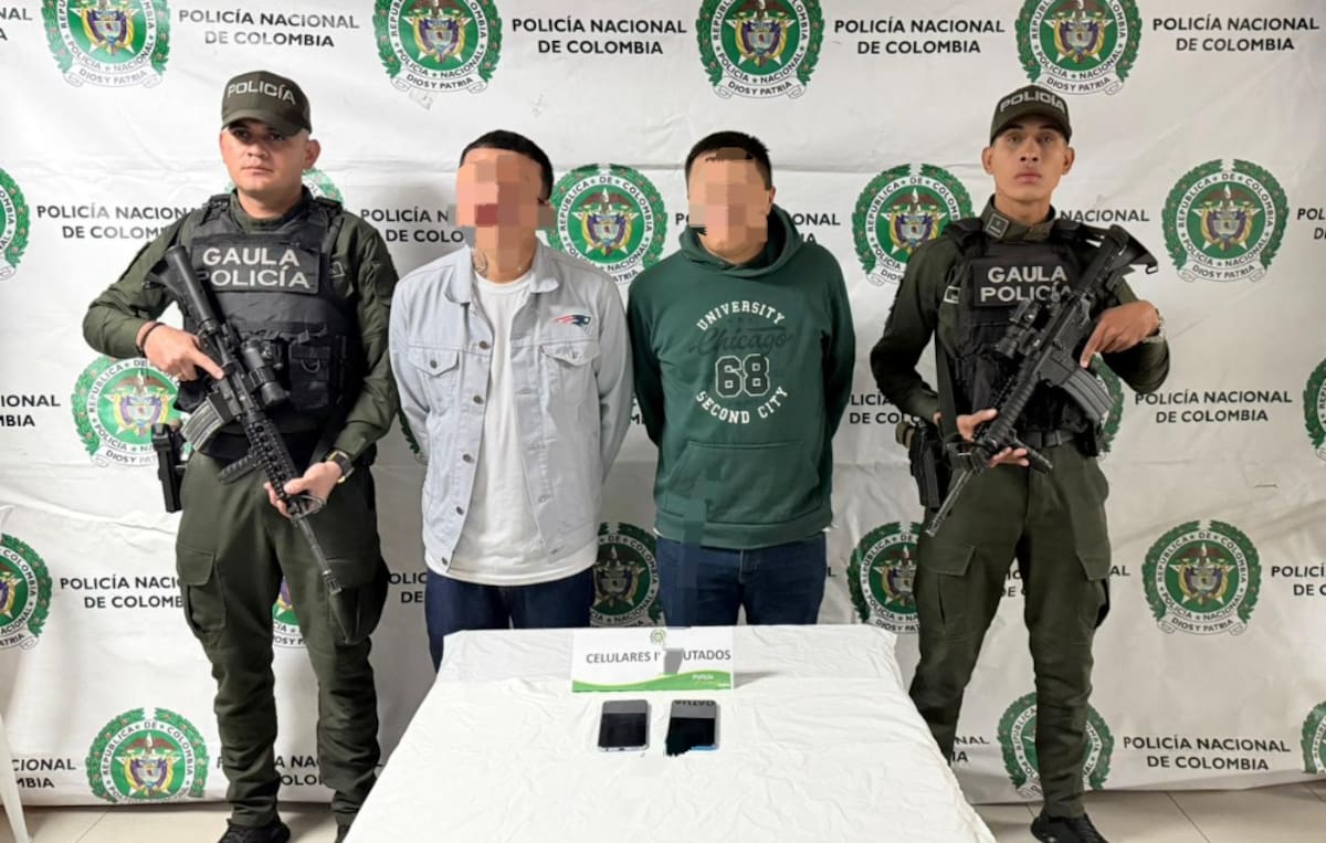 En Bogotá fueron capturados dos presuntos responsables del paseo millonario de Diana Ospina.