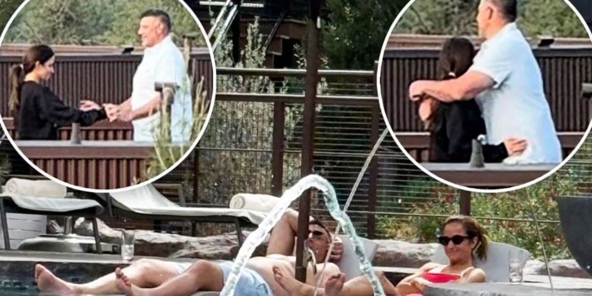 Las polémicas fotos provocaron la inmediata separación de Russini del medio de comunicación hasta que se esclarezcan las acciones. /FOTOS: Suministradas - Redes.