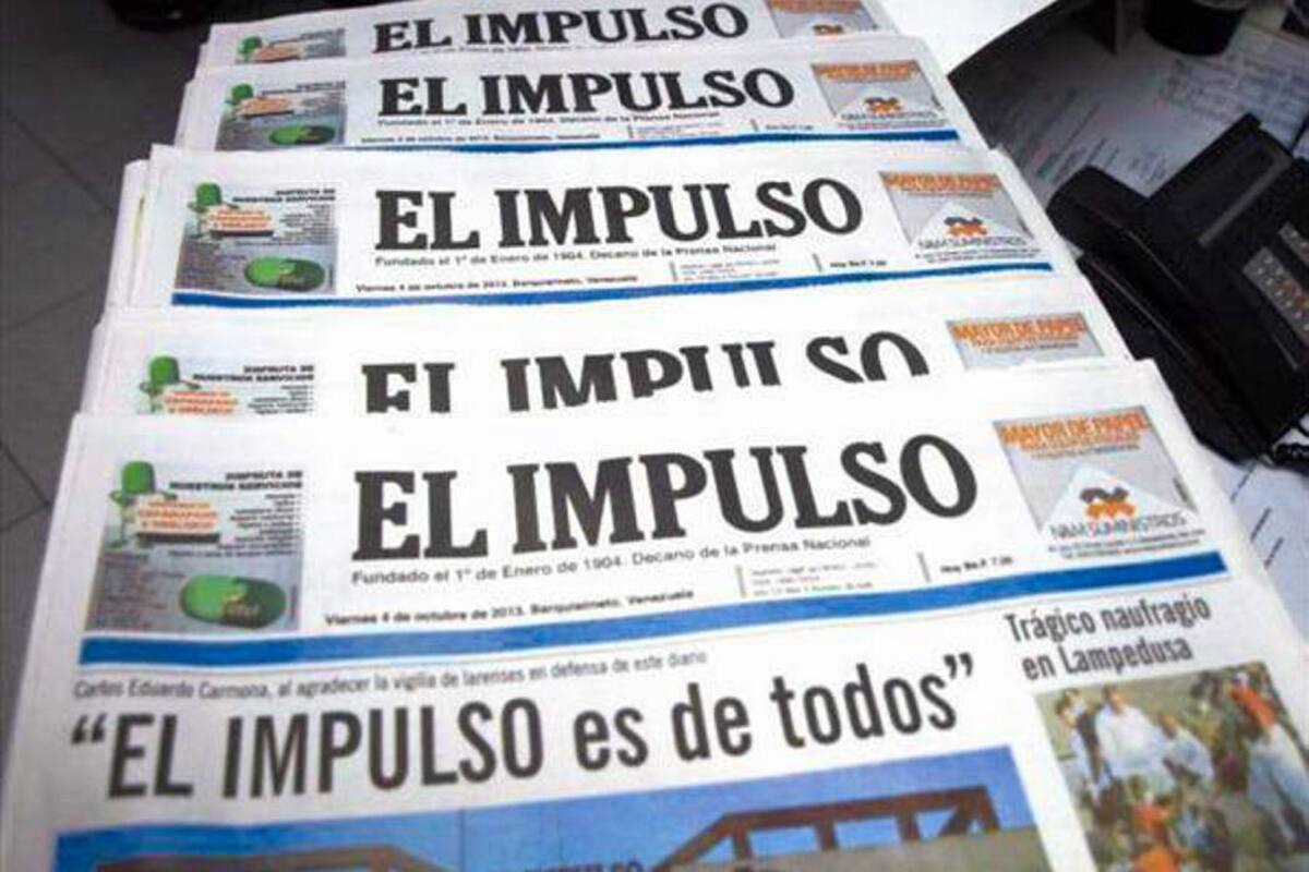 El Impulso, decano de la prensa nacional, informó a través de un comunicado que dejará de circular a partir del próximo lunes. (Foto: Internet / VANGUARDIA LIBERAL)