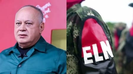 Diosdado Cabello y el Eln, en la mira por presuntos nexos con el tráfico de cocaína