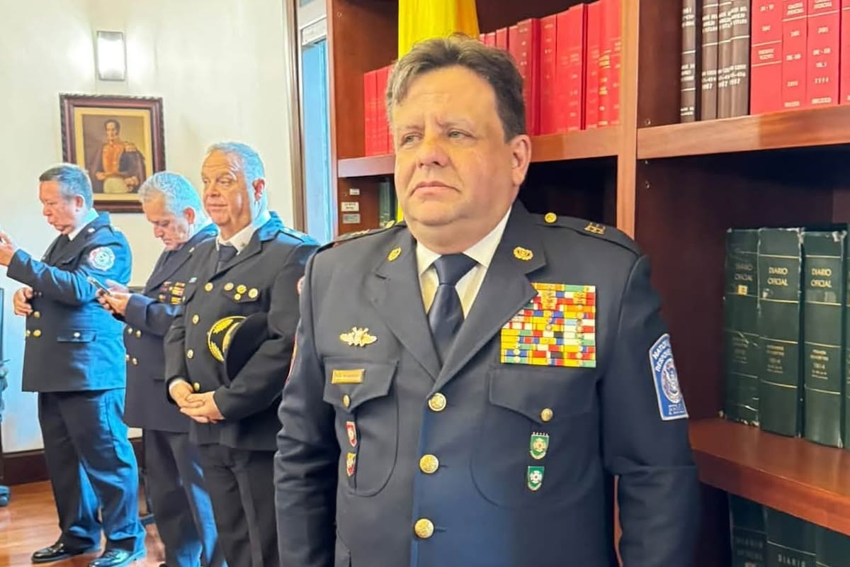 Germán Andrés Miranda Montenegro, director general de Bomberos de Colombia.
Foto: Min Interior.