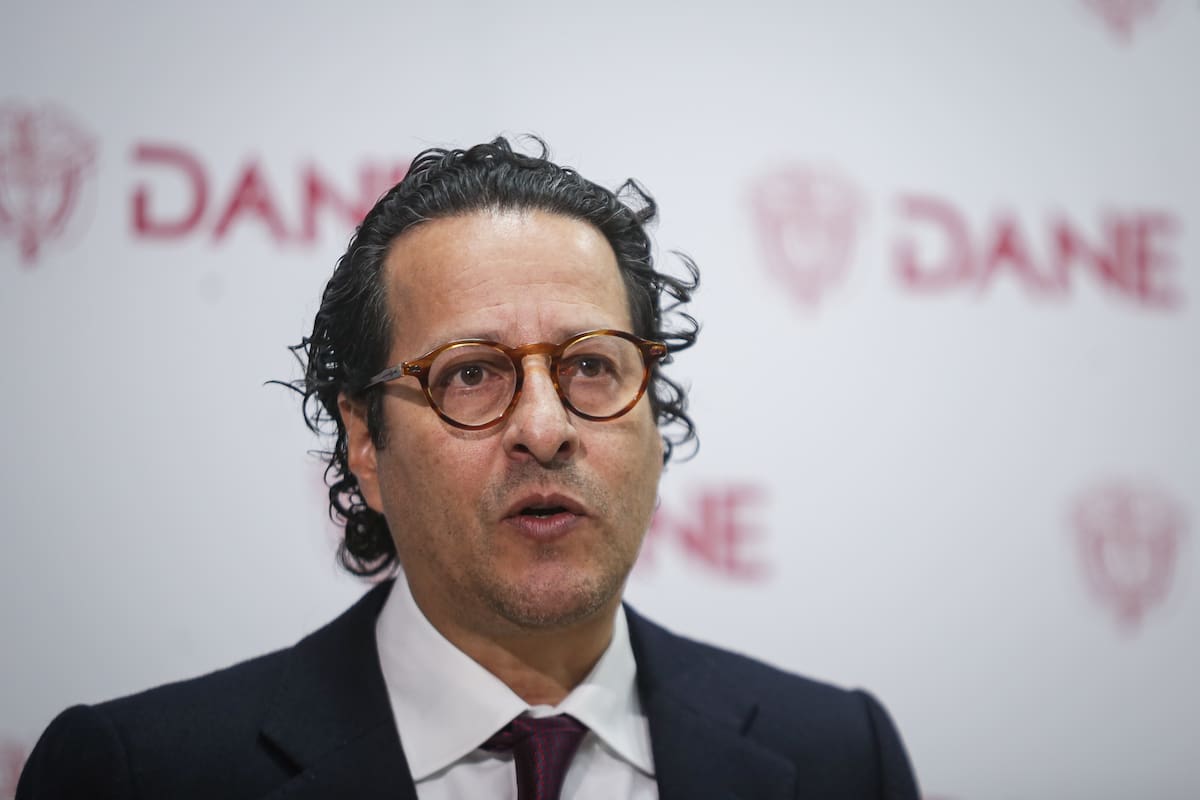 Bogotá. Agosto 31 de 2026. El director del Departamento Administrativo Nacional de Estadística (DANE), Ricardo Valencia Ramírez, ofreció una rueda de prensa en la que presentó los resultados de la Gran Encuesta Integrada de Hogares (GEIH) sobre el mercado laboral correspondiente a julio de 2026. (Colprensa - Cristian Bayona).