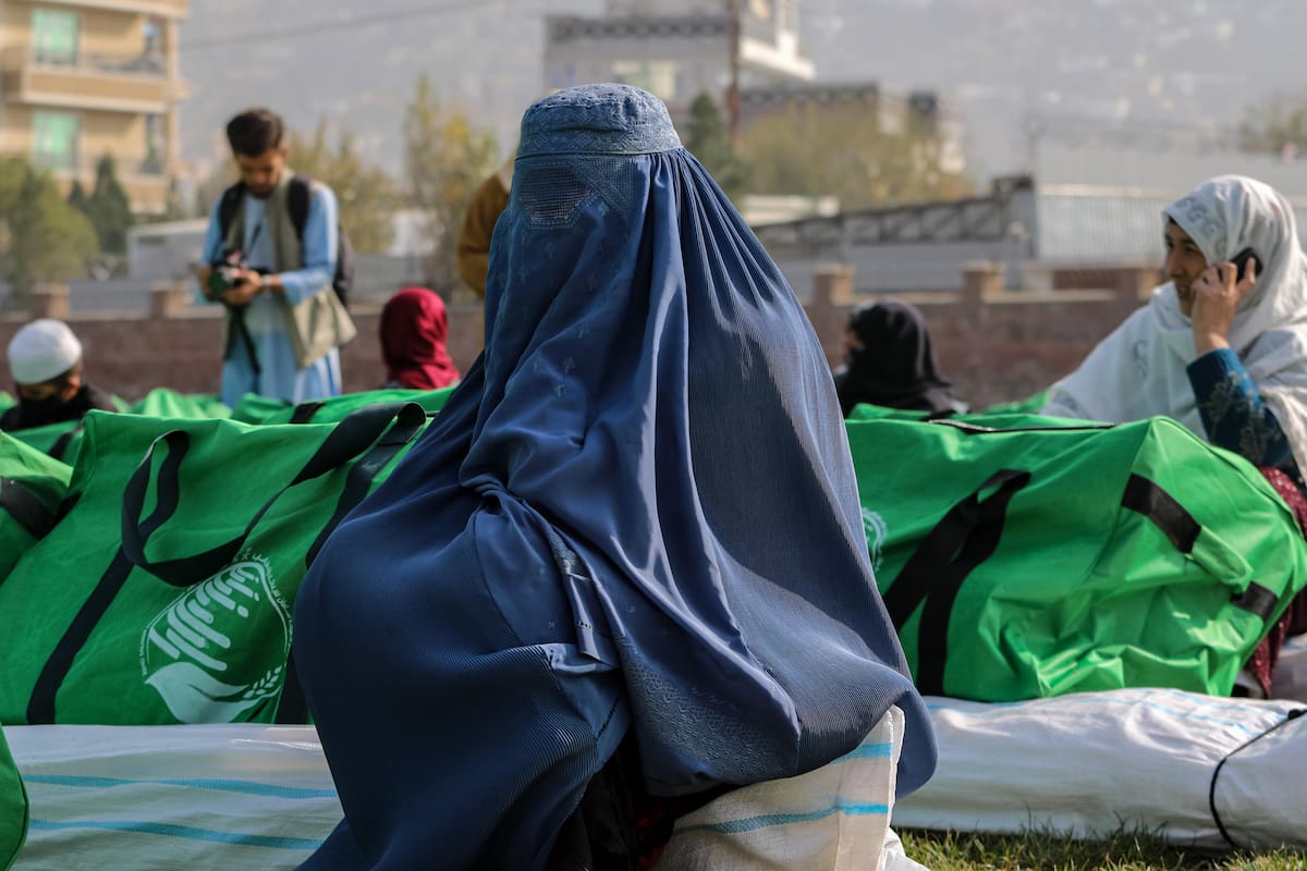 Mujer afgana.// EFE/EPA/SAMIULLAH POPAL