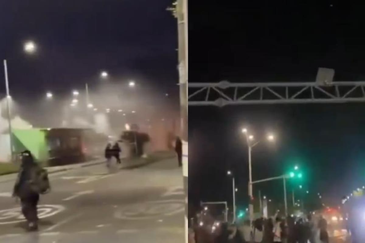 Disturbios en Cali y Bogotá tras los resultados de la elección presidencial | Captura de Pantalla