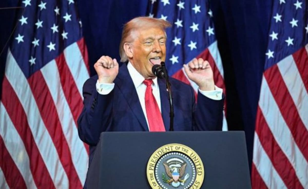 El presidente Donald Trump se burla de los bailes de Maduro y dice que lo intentaba "imitar".