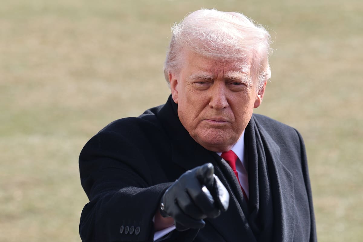El presidente de EE.UU., Donald Trump, en la Casa Blanca en Washington (Estados Unidos). //EFE - Octavio Guzmán.