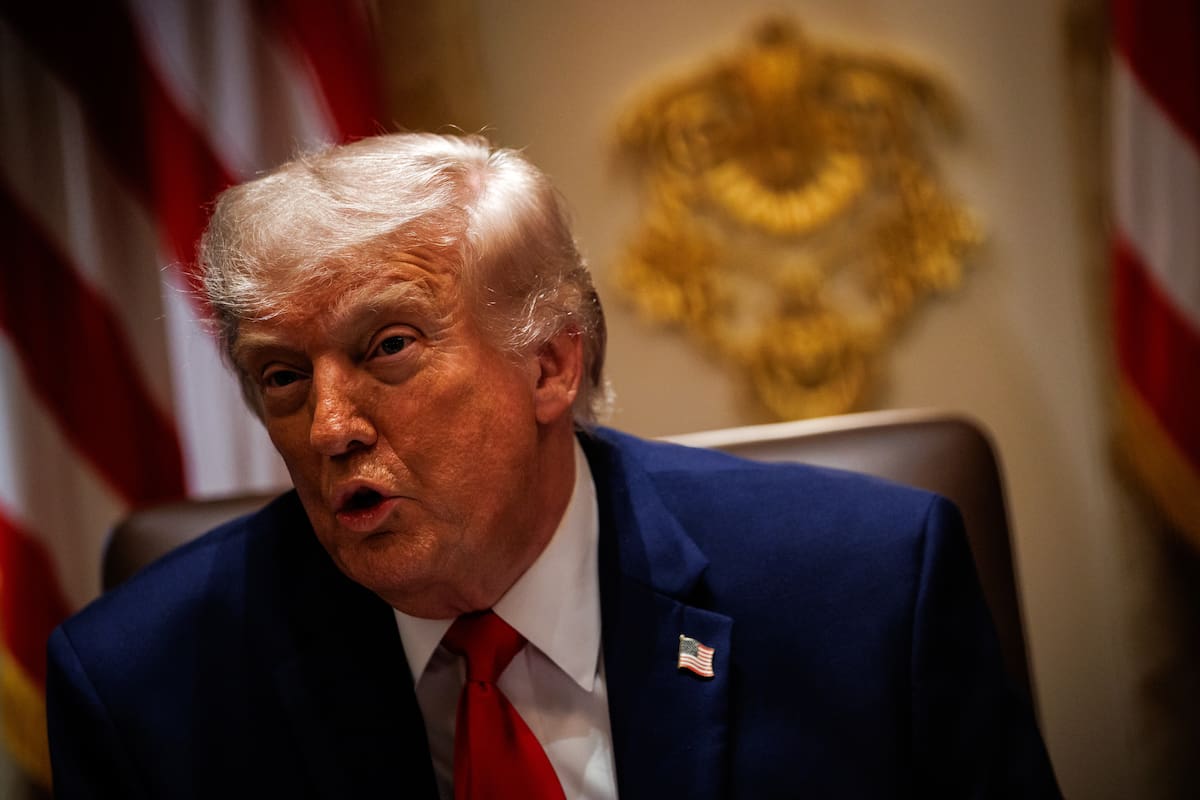 El presidente de Estados Unidos, Donald Trump. //EFE/EPA/Samuel Corum.