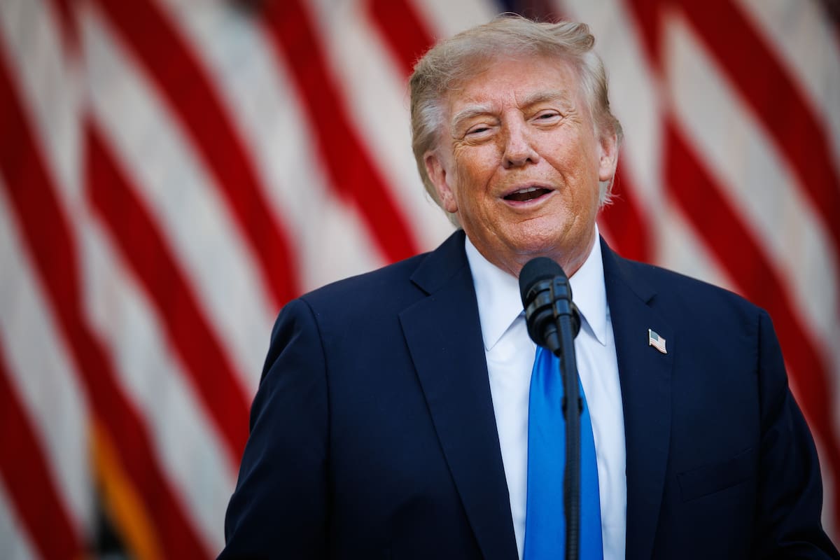 El presidente de Estados Unidos, Donald Trump. //EFE - Samuel Corum.