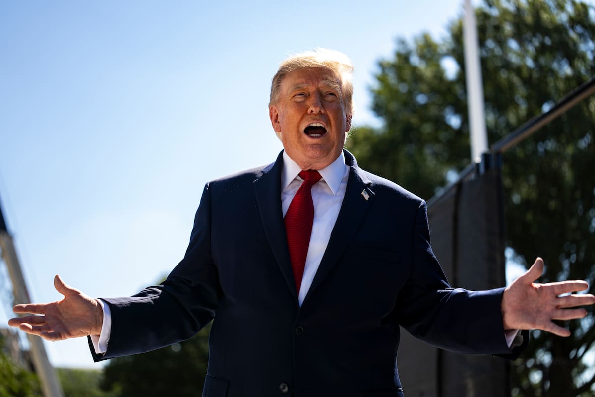 El presidente de Estados Unidos, Donald Trump. //EFE - AL DRAGO.