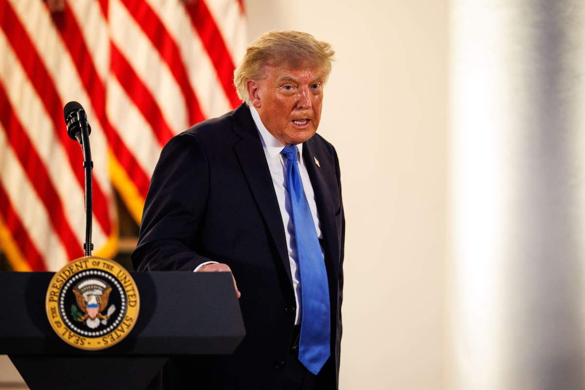 El presidente de Estados Unidos, Donald Trump. //EFE - Samuel Corum.