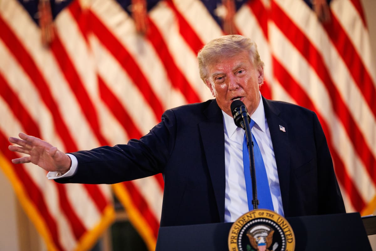 El presidente de Estados Unidos, Donald Trump. //EFE - Samuel Corum.