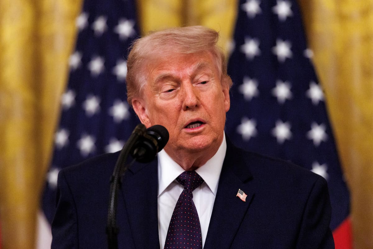 Presidente de Estados Unidos, Donald Trump. //EFE - WILL OLIVER.