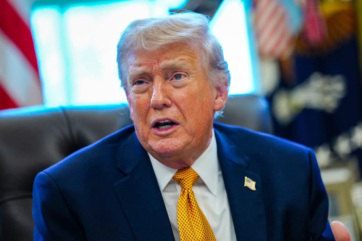 El presidente de Estados Unidos, Donald Trump. EFE/Aaron Schwartz.