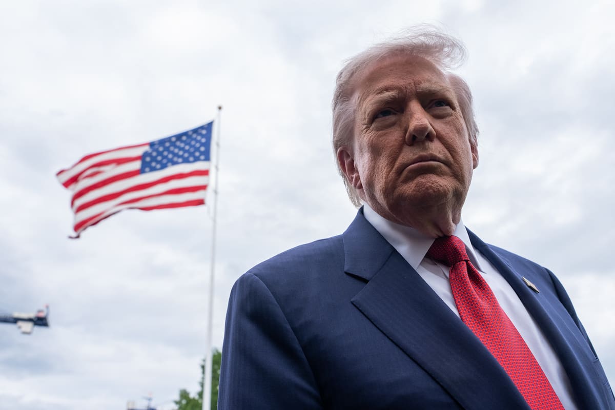 El presidente de Estados Unidos, Donald Trump. //EFE - Aaron Schwartz.