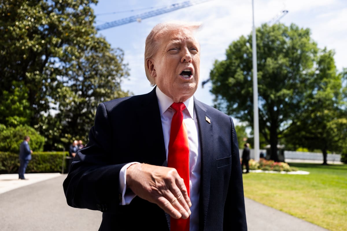 Presidente de Estados Unidos, Donald Trump. //EFE - JIM LO SCALZO.