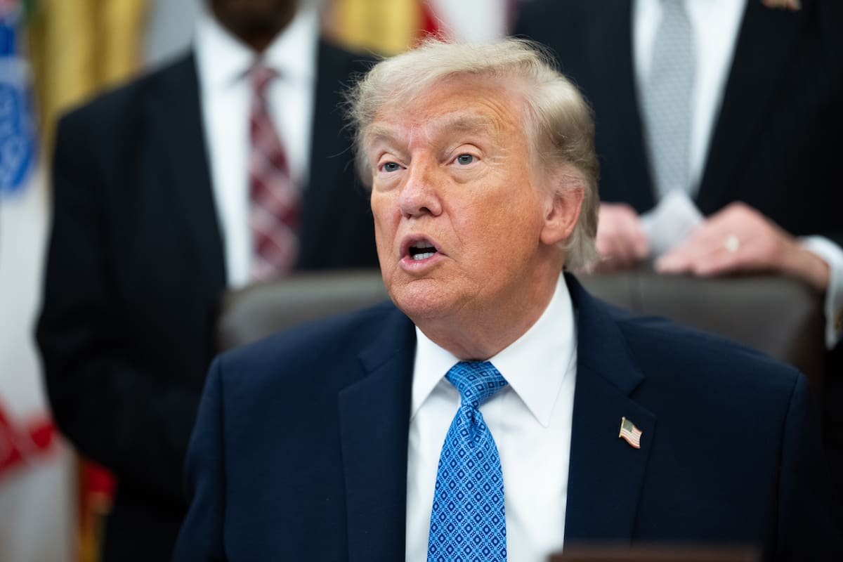 El presidente de Estados Unidos, Donald Trump. EFE/Aaron Schwartz.