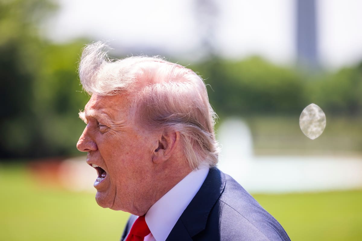 Presidente de Estados Unidos, Donald Trump. //EFE - JIM LO SCALZO.