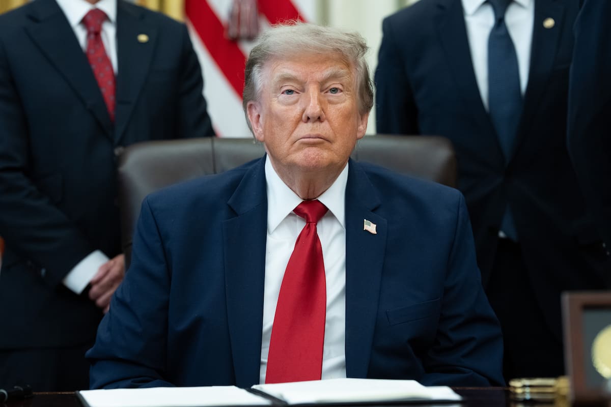 El presidente de Estados Unidos, Donald Trump. //EFE - AARON SCHWARTZ.