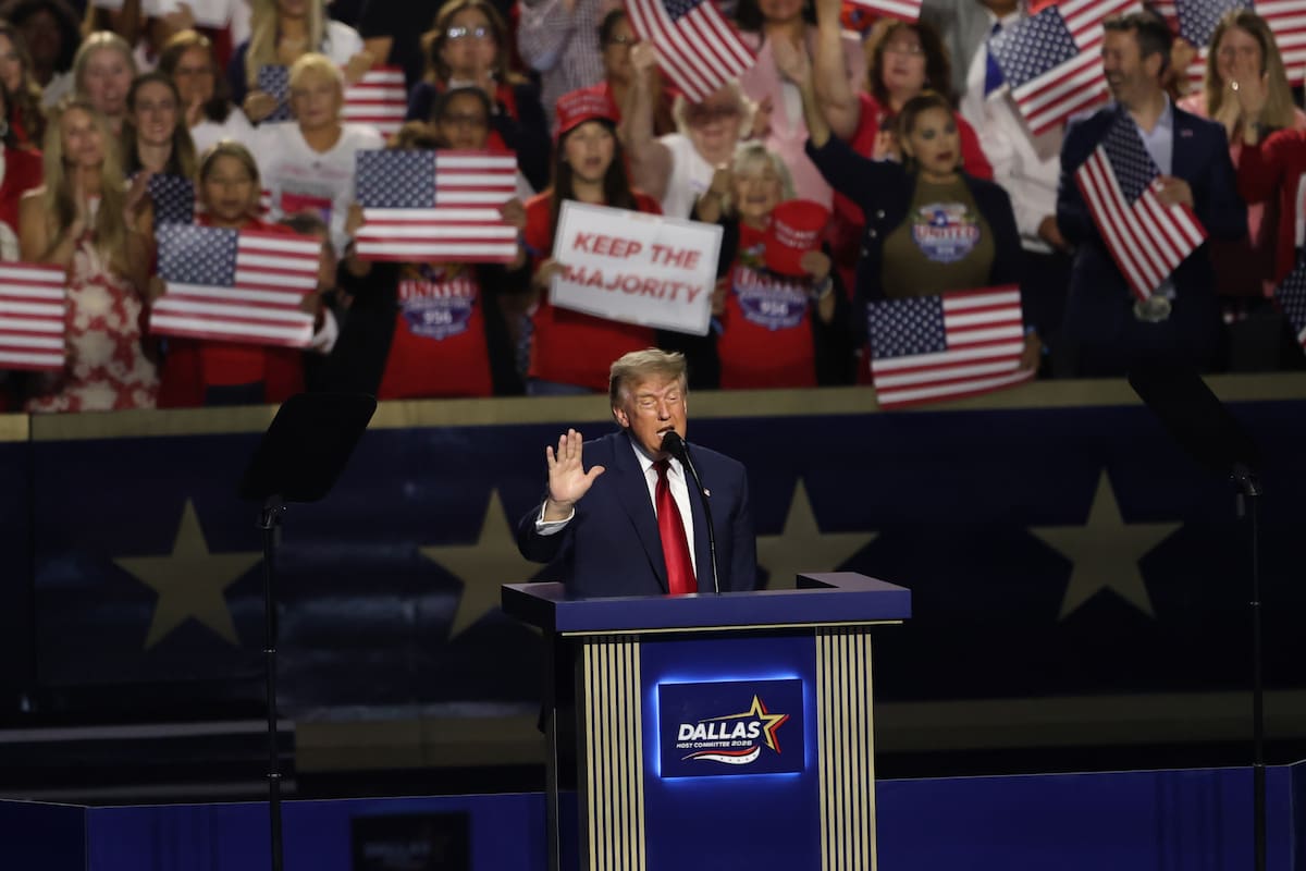 El presidente de EE.UU., Donald Trump. //EFE - Carlos Ramírez.