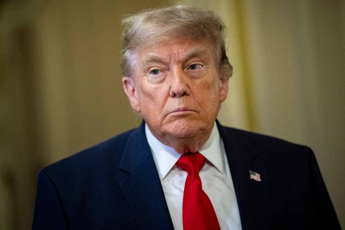 El presidente de Estados Unidos, Donald Trump. //EFE - GRAEME SLOAN.