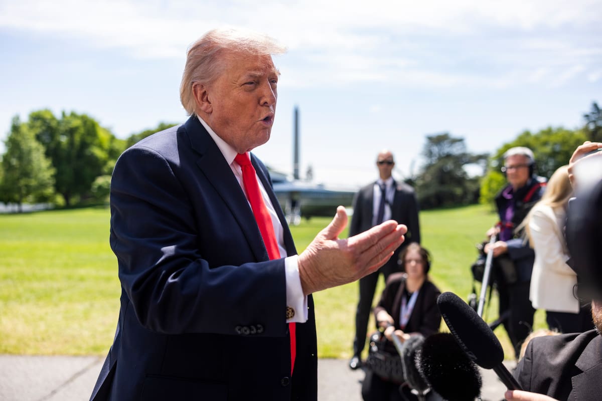 El presidente estadounidense, Donald Trump. //EFE - Jim Lo Scalzo.