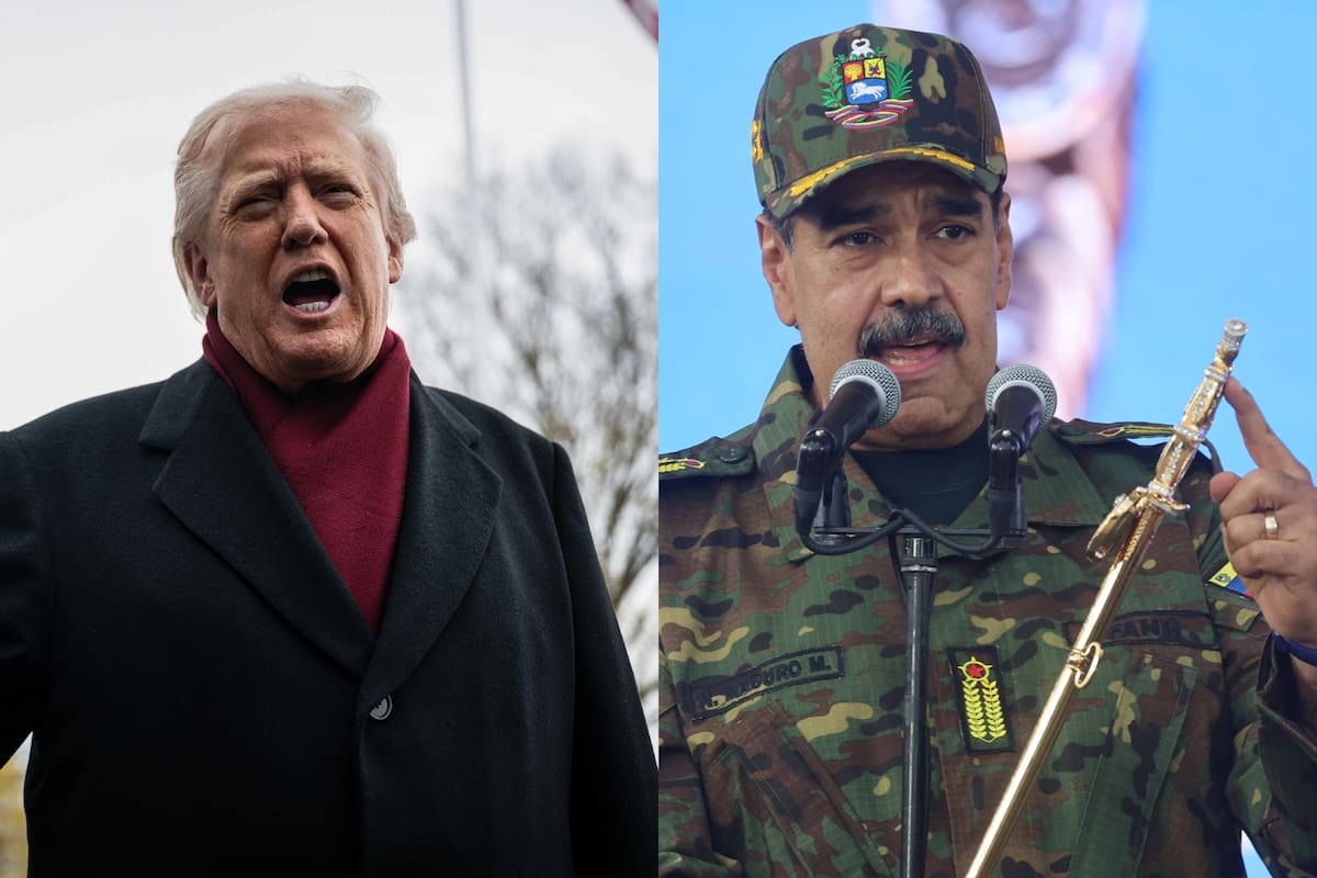 Los presidentes de Estados Unidos y Venezuela : Donald Trump y Nicolas Maduro. // Fotos: EFE.