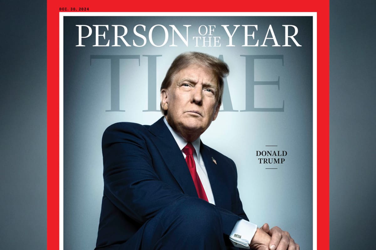 Fotografía cedida por TIME donde aparece el presidente electo de Estados Unidos, Donald Trump. EFE/ Time