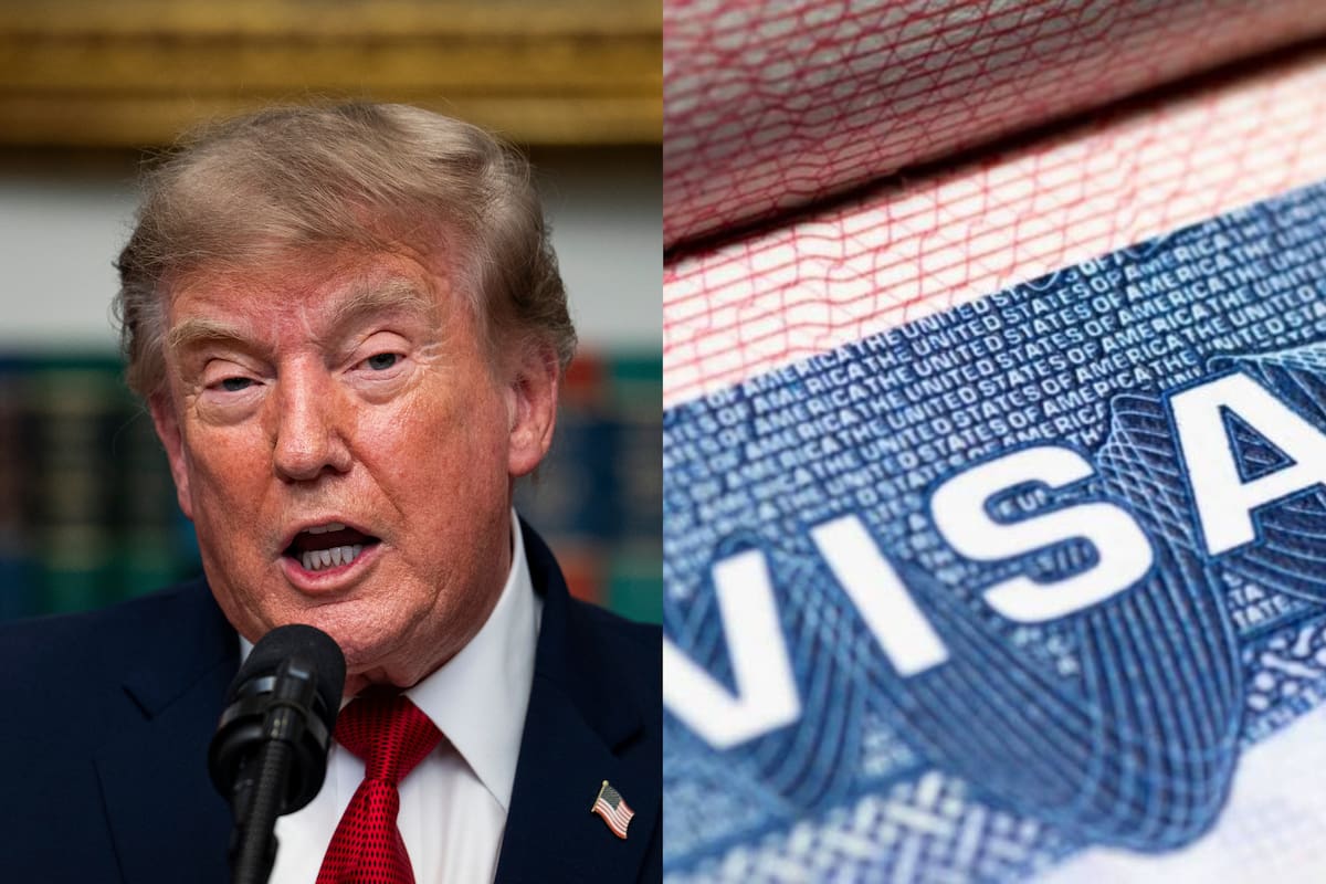 Un tribunal federal anula la suspensión de visados ordenada por Trump para 75 países. // Fotos: EFE y Colprensa.