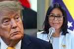 Trump no descarta un encuentro con Delcy Rodríguez en Nueva York: esta fue su respuesta