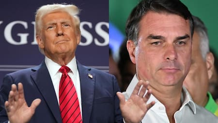 Trump y sus asesores habrían ayudado a Flávio Bolsonaro a salir de Brasil rumbo a EE. UU., según NYT