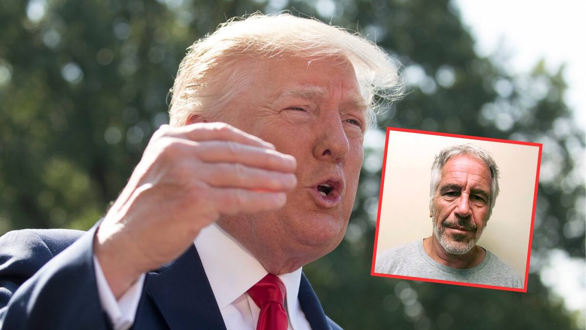 Donald Trump y Jeffrey Epstein fueron amigos en la década de los 90. // Fotos: AP