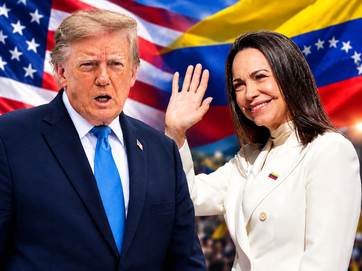 Donald Trump elogió a María Corina Machado tras conocer su intención de regresar a Venezuela.