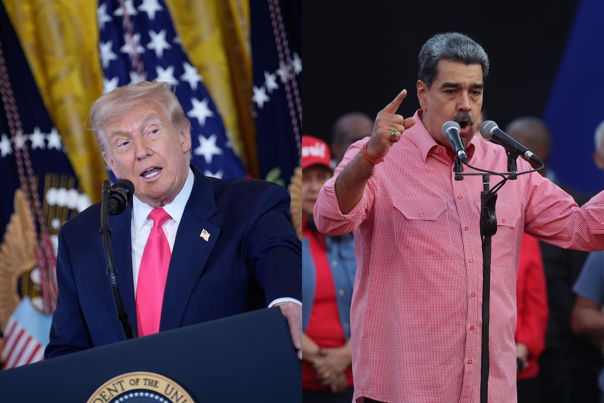 Los presidentes de Estados Unidos y Venezuela, Donald Trump y Nicolás Maduro. // Fotos: EFE.