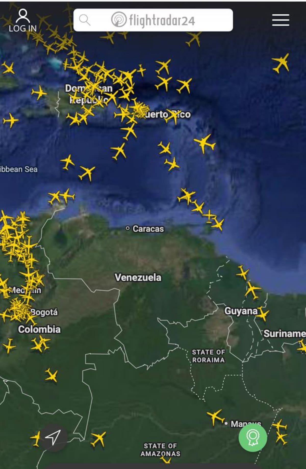 Varias aerolíneas de Europa y América cancelaron sus vuelos a Venezuela.
